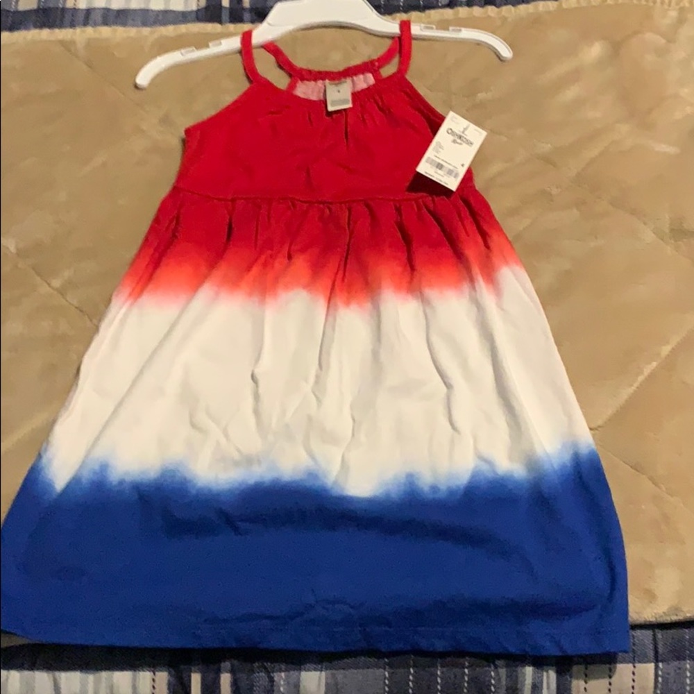 OshKosh red, white and blue dress